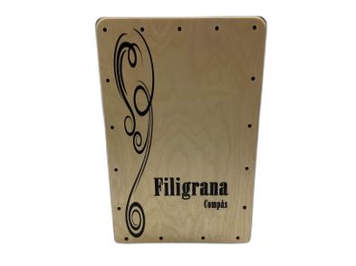 CAJON FLAMENCO FILIGRANA COMPÁS