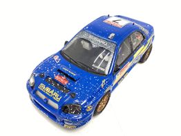 Carro slot scalextric subaru impreza wrc rally