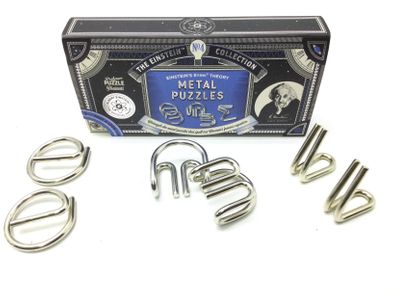 JUEGOS DE MESA SIN MARCA EINSTEIN COLLECTION METAL PUZZLES