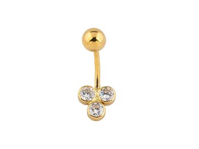 PIERCING ORO 18K CON CIRCONITA
