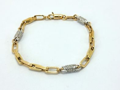 PULSERA ORO 18K CON CIRCONITA