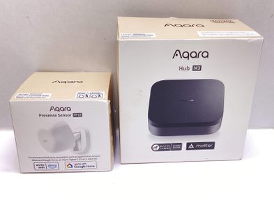 SENSOR Y DETECTOR DE MOVIMIENTO AQARA HUB M3 + PRESENCE SENSOR FP1E