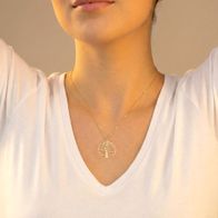 collar de oro arbol de la vida personalizado
