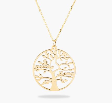 collar de oro arbol de la vida personalizado
