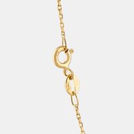 collar de oro disco liso personalizado