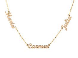 cadena con nombres incorporados personalizables