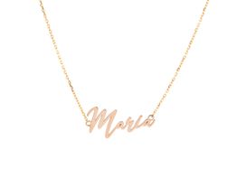 collar personalizado nombre tipografia rothem