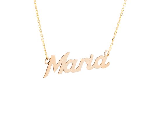 collar personalizado nombre tipografia miniolla