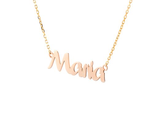 collar personalizado nombre tipografia forte