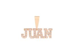 colgante letras con circonitas personalizable