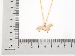 collar silueta perro personalizado