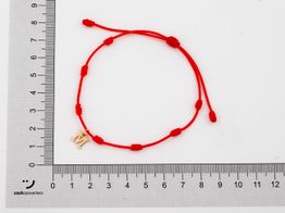pulsera hilo rojo personalizada