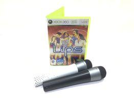 accesorio xbox 360 microsoft lips + 2 microfonos