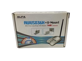 adaptador wireless alfa awus036h + u-mount