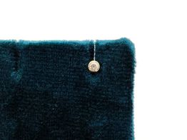 alfiler oro 18k con circonita 