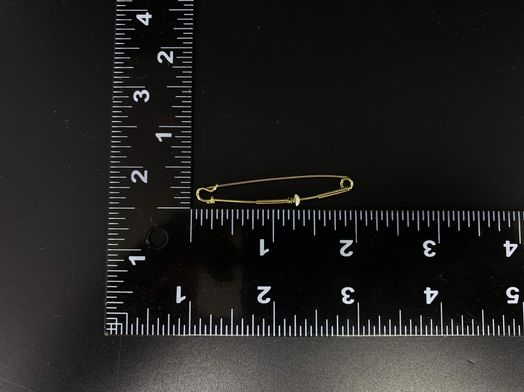 alfiler oro 18k 