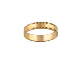 alian&ccedil;a ouro 18k con sem pedra 