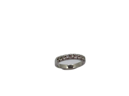 alian&ccedil;a ouro 18k com pedra con diamante 