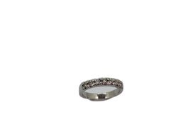 alian&ccedil;a ouro 18k com pedra con diamante 