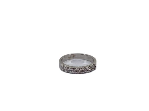 alian&ccedil;a ouro 18k com pedra con diamante 