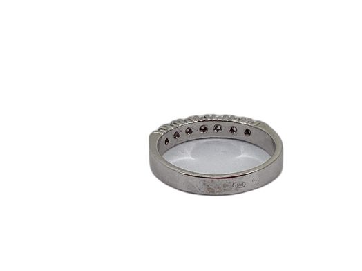alian&ccedil;a ouro 18k com pedra con diamante 