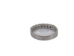 alian&ccedil;a ouro 18k com pedra con diamante 