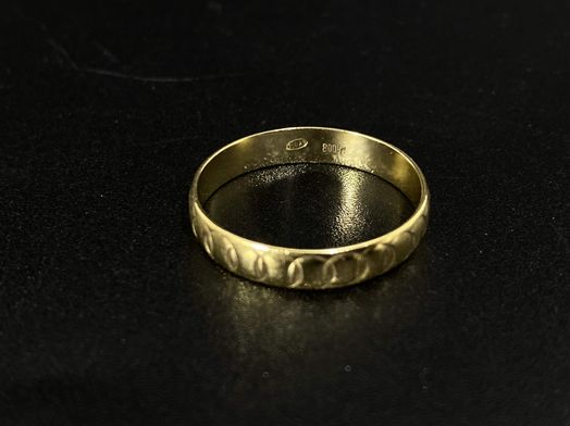 alianza oro 18k 