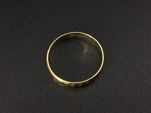alianza oro 18k 