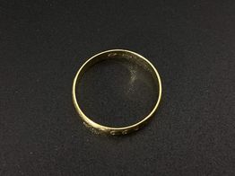 alianza oro 18k 