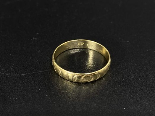 alianza oro 18k 