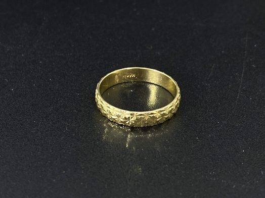 alianza oro 18k 