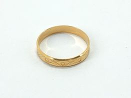 alianza oro 18k 