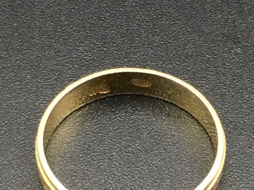 alianza oro 18k 