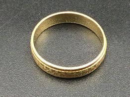 alianza oro 18k 