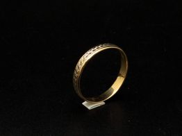 alianza oro 18k 