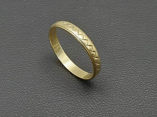 alianza oro 18k 