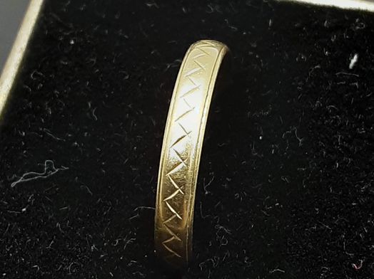 alianza oro 18k 