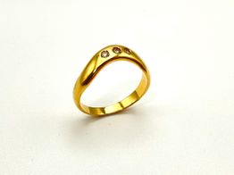 alianza oro 18k 