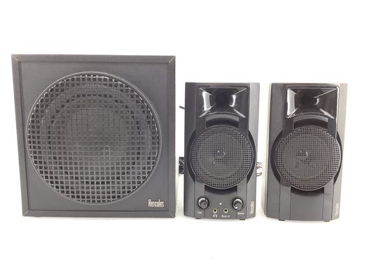 colunas pc hercules xps 2.1 bass boost