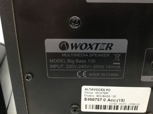 altavoces pc woxter big bass 135