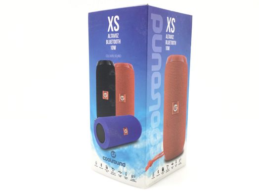 altavoz portatil bluetooth coolsound xs 10w azul