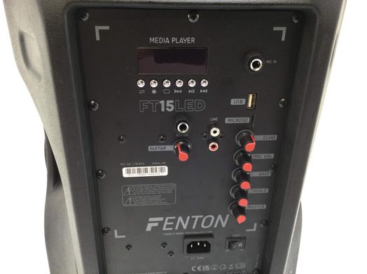 altavoz portatil bluetooth fenton ft15led