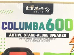 altavoz portatil bluetooth ibiza sound columba600