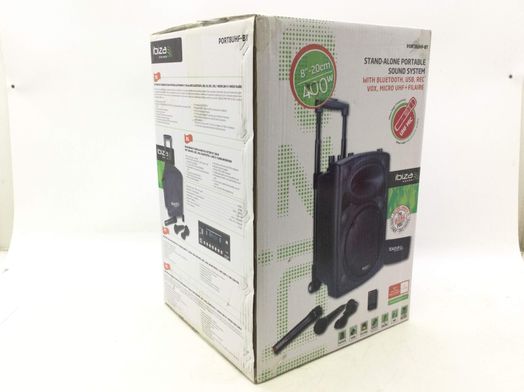 altavoz portatil bluetooth ibiza sound port8vhf-bt