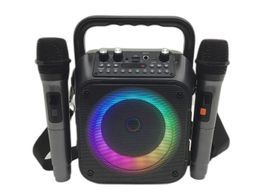 altavoz portatil bluetooth karaoke machine k9m