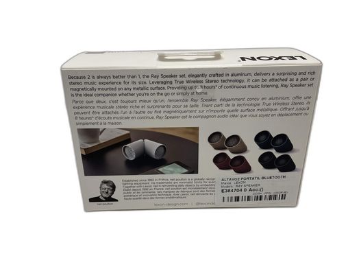 altavoz portatil bluetooth lexon ray speaker