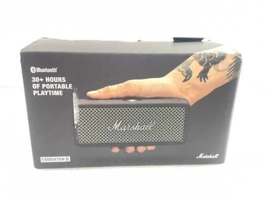 coluna portatil bluetooth marshall emberton ii