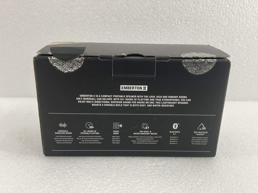 coluna portatil bluetooth marshall emberton ii