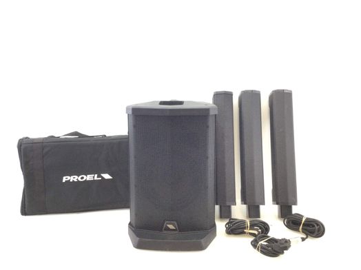coluna portatil bluetooth proel session1