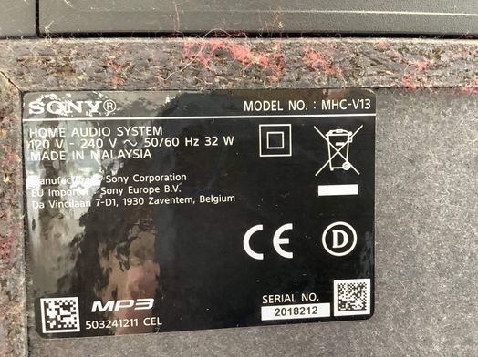 altavoz portatil bluetooth sony mhc-v13